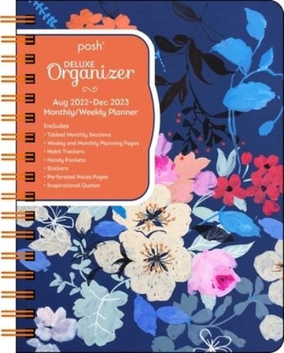 Cover for Andrews McMeel Publishing · Posh: Deluxe Organizer 17-Month 2022-2023 Monthly / Weekly Hardcover Planner Calendar: Brushed Blooms (Kalender) (2022)