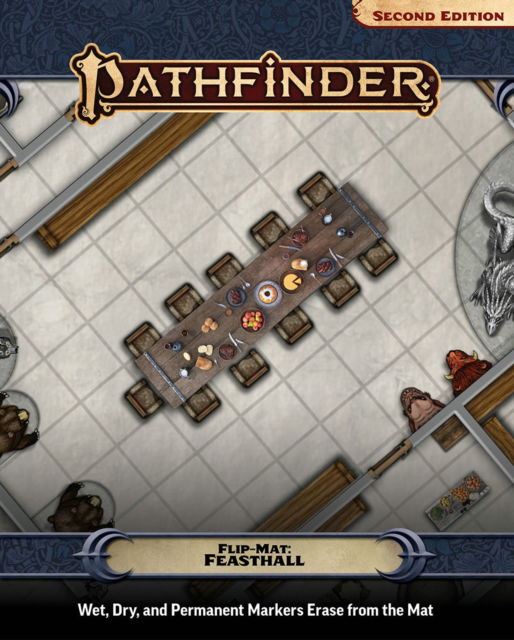 Pathfinder Flip-Mat: Feasthall - Jason Engle - Books - Paizo Publishing, LLC - 9781640786691 - May 20, 2025