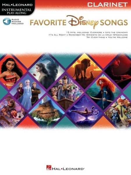 Favorite Disney Songs: Instrumental Play-Along - Clarinet - Hal Leonard Corp. - Livros - Hal Leonard Corporation - 9781705142691 - 1 de dezembro de 2021