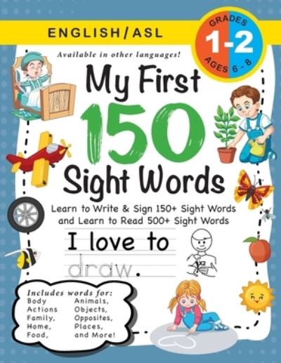 Cover for Lauren Dick · My First 150 Sight Words Workbook : Bilingual (N/A) (2021)