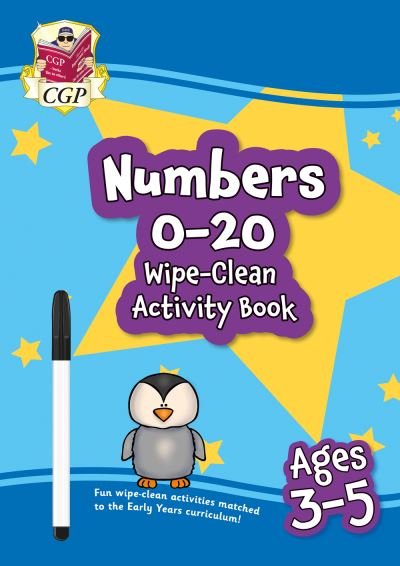 New Numbers 0-20 Wipe-Clean Activity Book for Ages 3-5 (with pen) - CGP Reception Activity Books and Cards - CGP Books - Livres - Coordination Group Publications Ltd (CGP - 9781789089691 - 10 juillet 2023