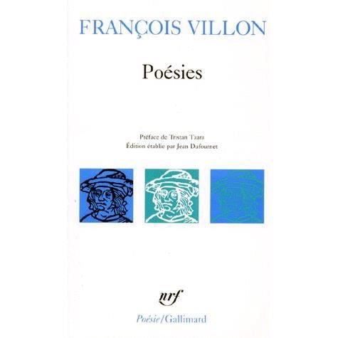Poesies Villon (Collection Pobesie) - Francois Villon - Bøger - Gallimard Education - 9782070320691 - 1. oktober 1973