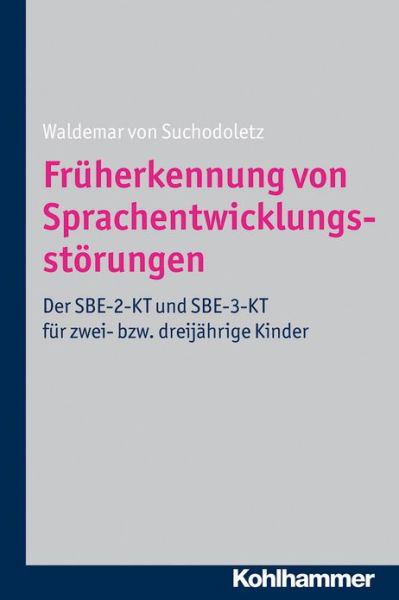 Cover for Suchodoletz · Früherkennung von Sprachent (Buch) [German edition] (2011)
