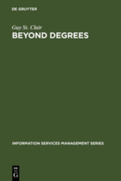 Cover for Lauren Albert · St. Clair:Beyond Degrees (Book) (2002)