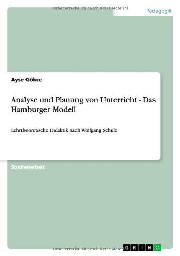 Cover for Gökce · Analyse und Planung von Unterrich (Book) [German edition] (2013)