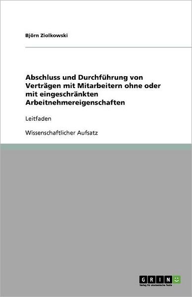 Cover for Ziolkowski · Abschluss und Durchführung v (Book) [German edition] (2011)