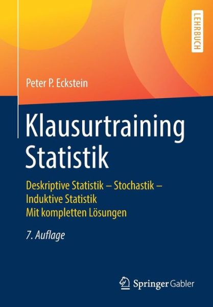 Cover for Eckstein · Klausurtraining Statistik (Book) (2018)