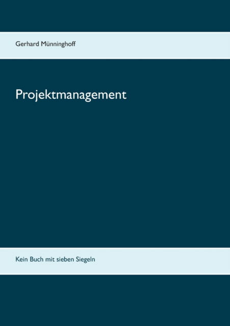 Cover for Münninghoff · Projektmanagement (Book) (2018)