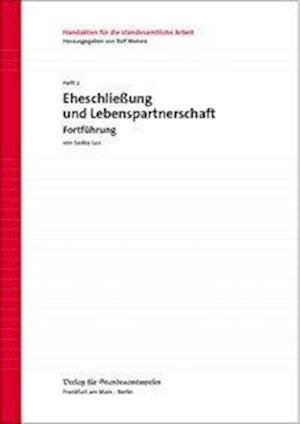 Cover for Lux · Eheschließung und Lebenspartnerscha (Bog)