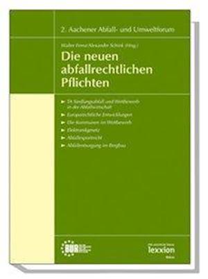 Cover for Walter Frenz · Die Neuen Abfallrechtlichen Pflichten (Paperback Book) (2006)