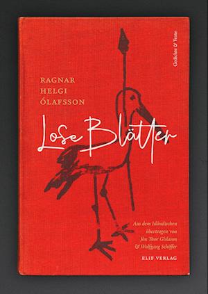 Cover for Ragnar Helgi Ólafsson · Lose Blätter (Book) (2023)