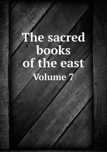 Cover for F. Max Muller · The Sacred Books of the East Volume 7 (Paperback Book) (2013)