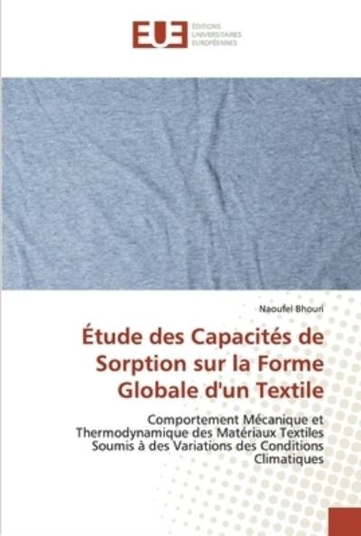Cover for Bhouri · Étude des Capacités de Sorption (Book) (2019)