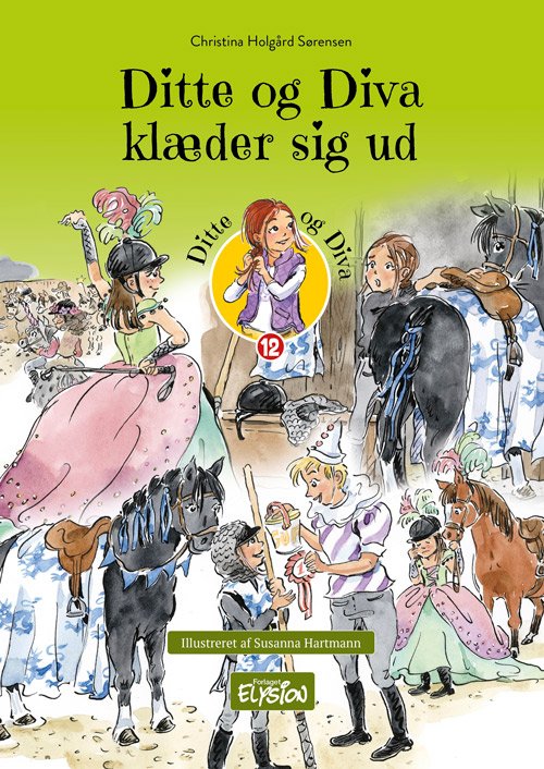 Cover for Christina Holgård Sørensen · Ditte og Diva: Ditte og Diva klæder sig ud (Inbunden Bok) [1:a utgåva] (2024)