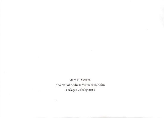 Cover for Jørn H. Sværen · Bordkort (N/A) [1. Painos] (2016)