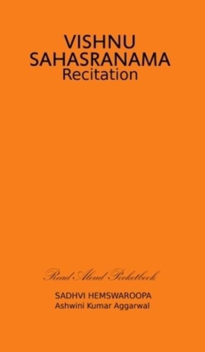 Cover for Ashwini Kumar Aggarwal · Vishnu Sahasranama Recitation (Hardcover bog) (2020)