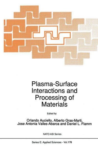 Plasma-surface Interactions and Processing of Materials - Nato Science Series E: - O Auciello - Libros - Springer - 9789401073691 - 1 de octubre de 2011