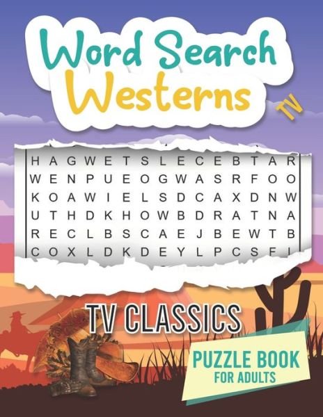 Cover for Cowboy Elgaddari · TV Westerns Word Search (Pocketbok) (2021)