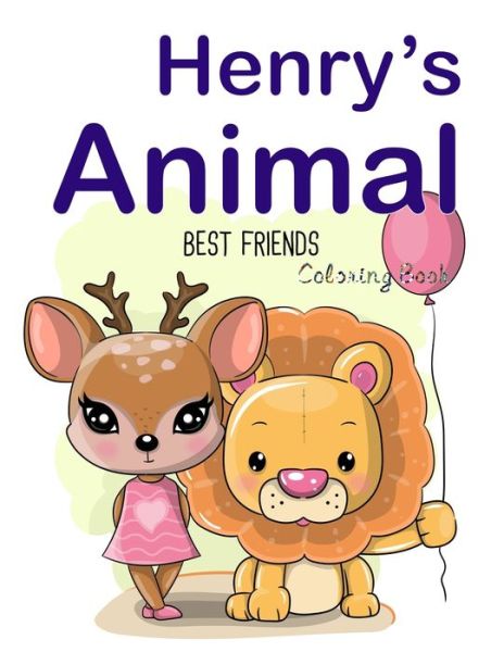 Cover for José Rodríguez · Henry's Animal Best Friends Coloring Book (Paperback Book) (2020)