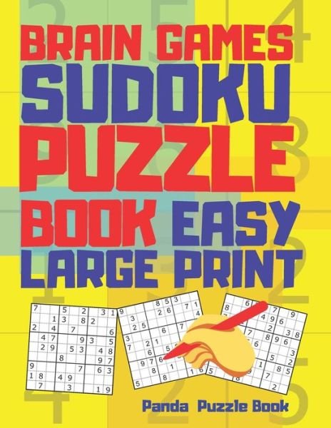 Cover for Panda Puzzle Book · Brain Games Sudoku Puzzle Books Easy Large Print (Taschenbuch) (2020)