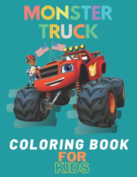 Cover for Karim El Ouaziry · Monster Truck Coloring Book (Paperback Book) (2020)