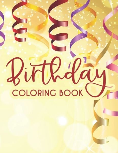 Cover for Piper Carabo · Birthday Coloring Book (Taschenbuch) (2020)