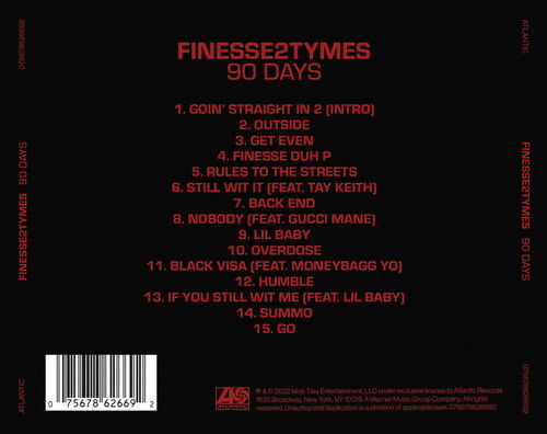 Cover for Finesse2tymes · 90 Days (CD) (2022)