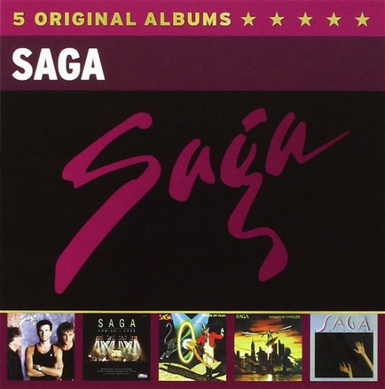 5 Original Albums Vol.1 - Saga - Musiikki - POLYDOR - 0600753343692 - perjantai 19. huhtikuuta 2013