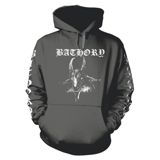 Cover for Bathory · Goat (Grey) (Hoodie) [size L] (2023)