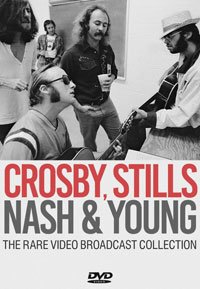 Cover for Crosby, Stills, Nash &amp; Young · The Rare Video Broadcast Collection (DVD) (2018)