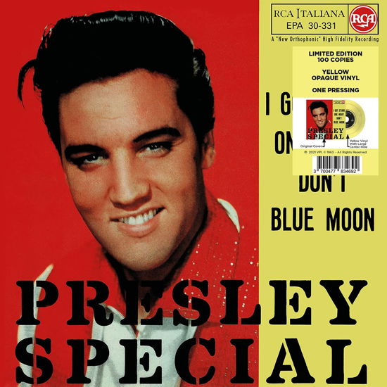 I Got Stung - 7" - Yellow Vinyl - Elvis Presley - Music - CULTURE FACTORY - 3700477834692 - October 15, 2021