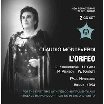 Cover for Monteverdi / Hindemith · L Orfeo: Sinimberghi-graf (CD) (2012)