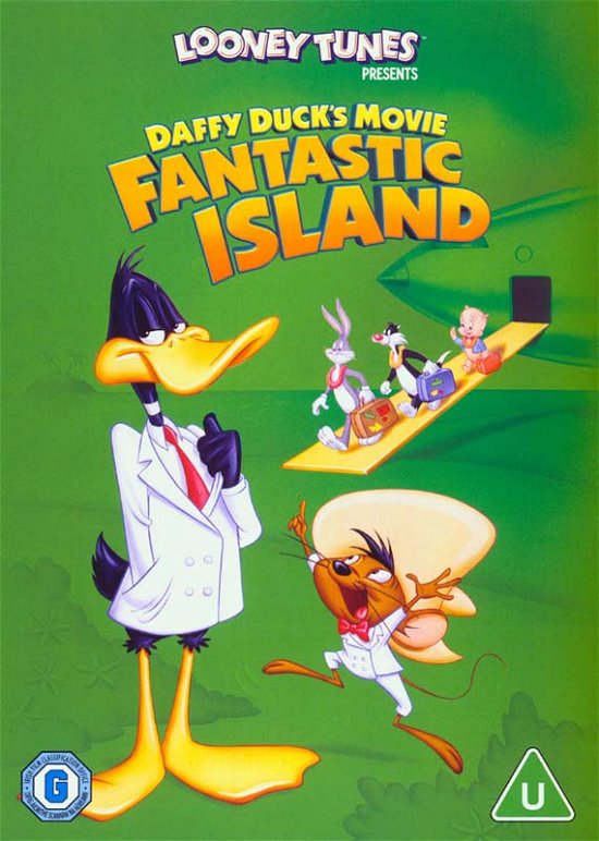 Cover for Daffy Ducks Movie Fntstc Islnd Dvds · Looney Tunes (Original Movie) Daffy Ducks Fantastic Island (DVD) (2021)