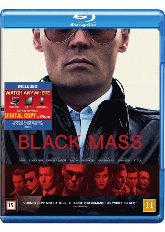 Cover for Black Mass (Blu-ray) (2016)