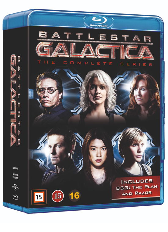 Cover for Battlestar Galactica · Battlestar Galactica - Complete Series (Blu-Ray) (2019)