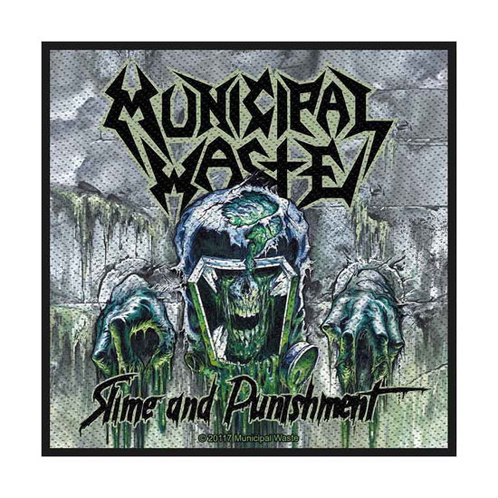 Municipal Waste Standard Woven Patch: Waste Slime and Punishment - Municipal Waste - Merchandise - PHD - 5055339777692 - October 21, 2019