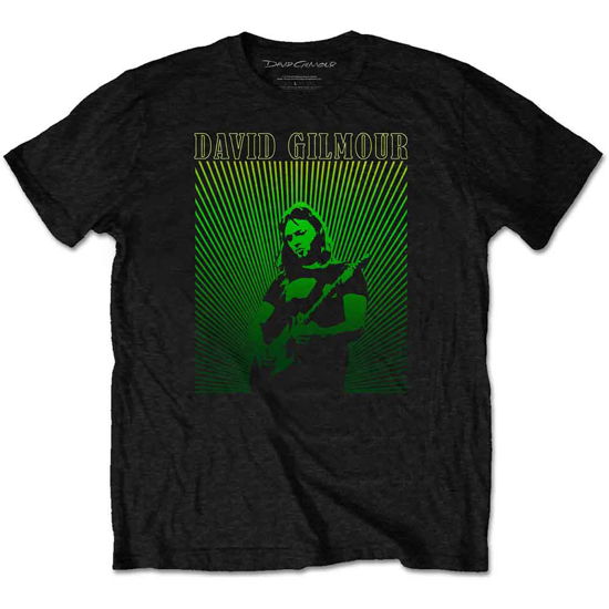 David Gilmour Unisex T-Shirt: Rays Gradient - David Gilmour - Produtos -  - 5056170670692 - 