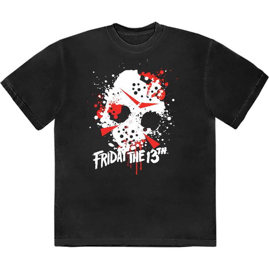 Friday the 13th Unisex T-Shirt: Jason Blood Splat - Friday the 13th - Koopwaar -  - 5056737248692 - 