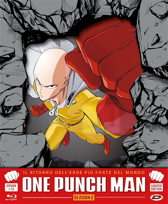 Cover for One Punch Man · Season 02 Limited Edition (Eps 01-12) (Blu-ray) (2021)