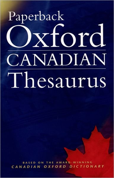 Paperback Oxford Canadian Thesaurus (Paperback Book) (2004)
