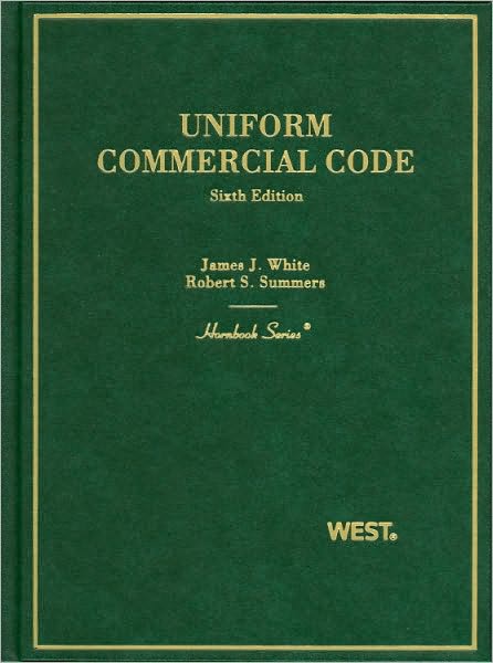 Cover for James J. White · Uniform Commercial Code - Hornbook (Hardcover Book) [6 Revised edition] (2010)