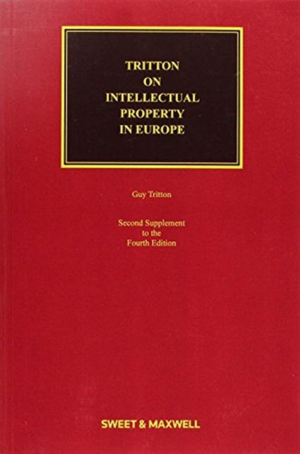 Cover for Guy Tritton · Tritton on Intellectual Property in Europe (Paperback Book) (2016)