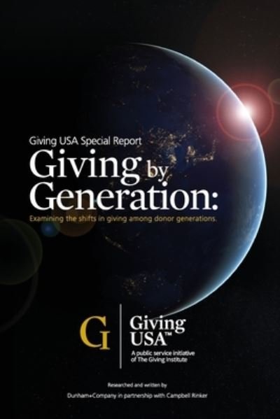 Cover for Giving USA · Giving USA Special Report Giving by Generation (Bok) (2023)
