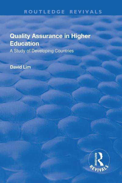 Cover for David Lim · Quality Assurance in Higher Education: A Study of Developing Countries - Routledge Revivals (Paperback Book) (2019)