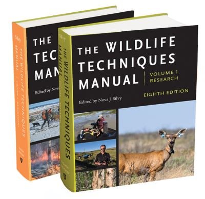 Cover for Nova J. Silvy · The Wildlife Techniques Manual: Volume 1: Research. Volume 2: Management. (Hardcover Book) [Eighth edition] (2020)