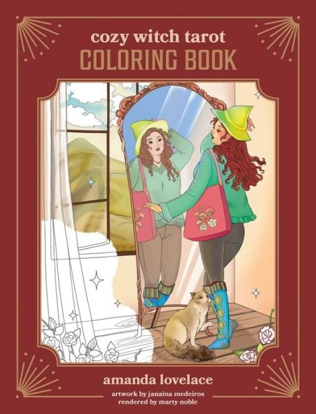 Cover for Amanda Lovelace · Cozy Witch Tarot Coloring Book (Paperback Bog) (2024)