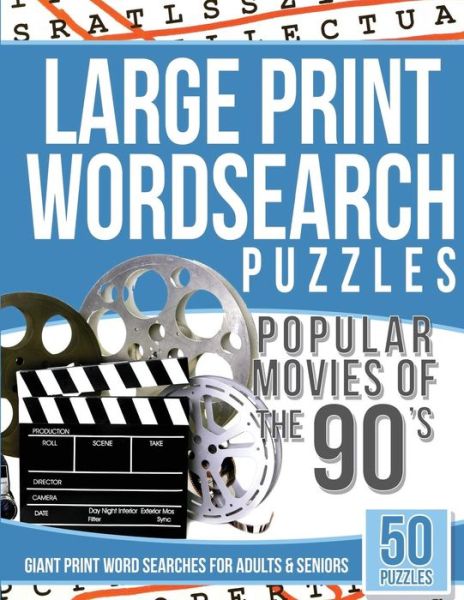 Cover for Large Print Wordsearches · Large Print Wordsearches Puzzles Popular Movies of the 90s (Paperback Book) (2016)