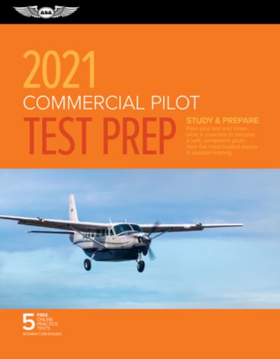 Cover for Asa Test Prep Board · Commercial Pilot Test Prep 2021 (Paperback Book) (2020)