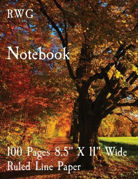 Notebook: 100 Pages 8.5" X 11" Wide Ruled Line Paper - Rwg - Bøker - Revival Waves of Glory Books & Publishin - 9781794820692 - 20. desember 2019