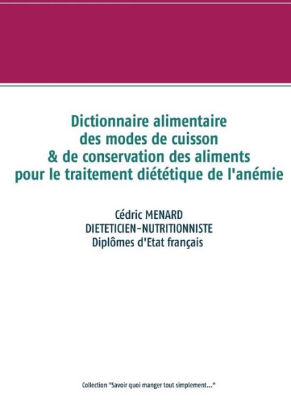 Cover for Menard · Dictionnaire des modes de cuisso (Book) (2020)